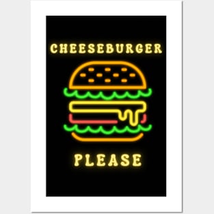 Cheeseburger Please Posters and Art